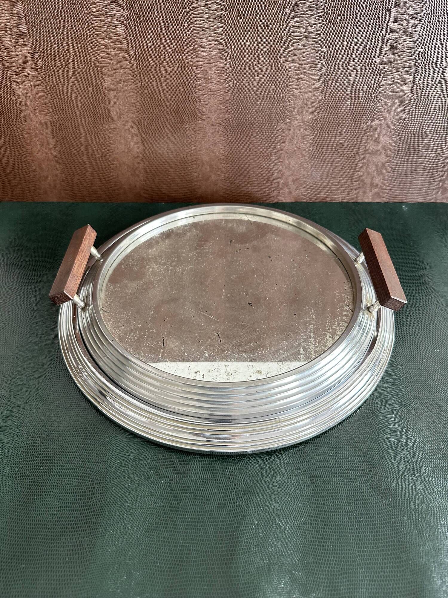 Nested mirror trays Art Deco 1930s