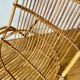 Old rattan armchair