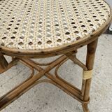 Rattan bistro chair 1970