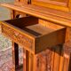 Walnut Cabinet with Marble Inlays Renaissance Style
