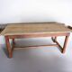 Farm table in solid pine with two drawers – 19th century