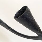 Wrought iron candlesticks