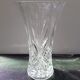 Old vase crystal carved decoration chisled vintage decoration