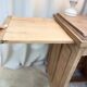 Restored antique oak desk - 4 drawers