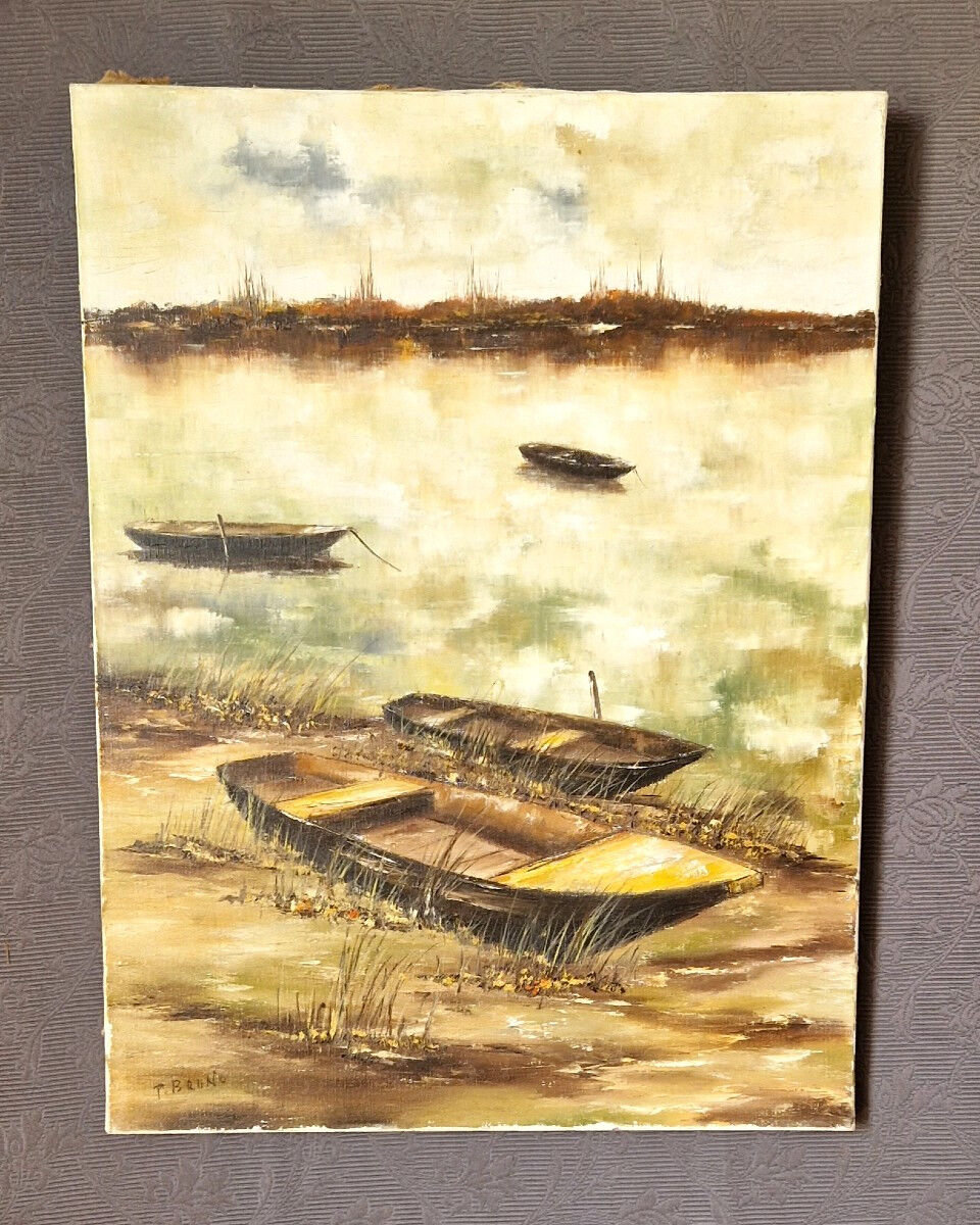 Bords De Loire Par Pierre Bruno XXe
