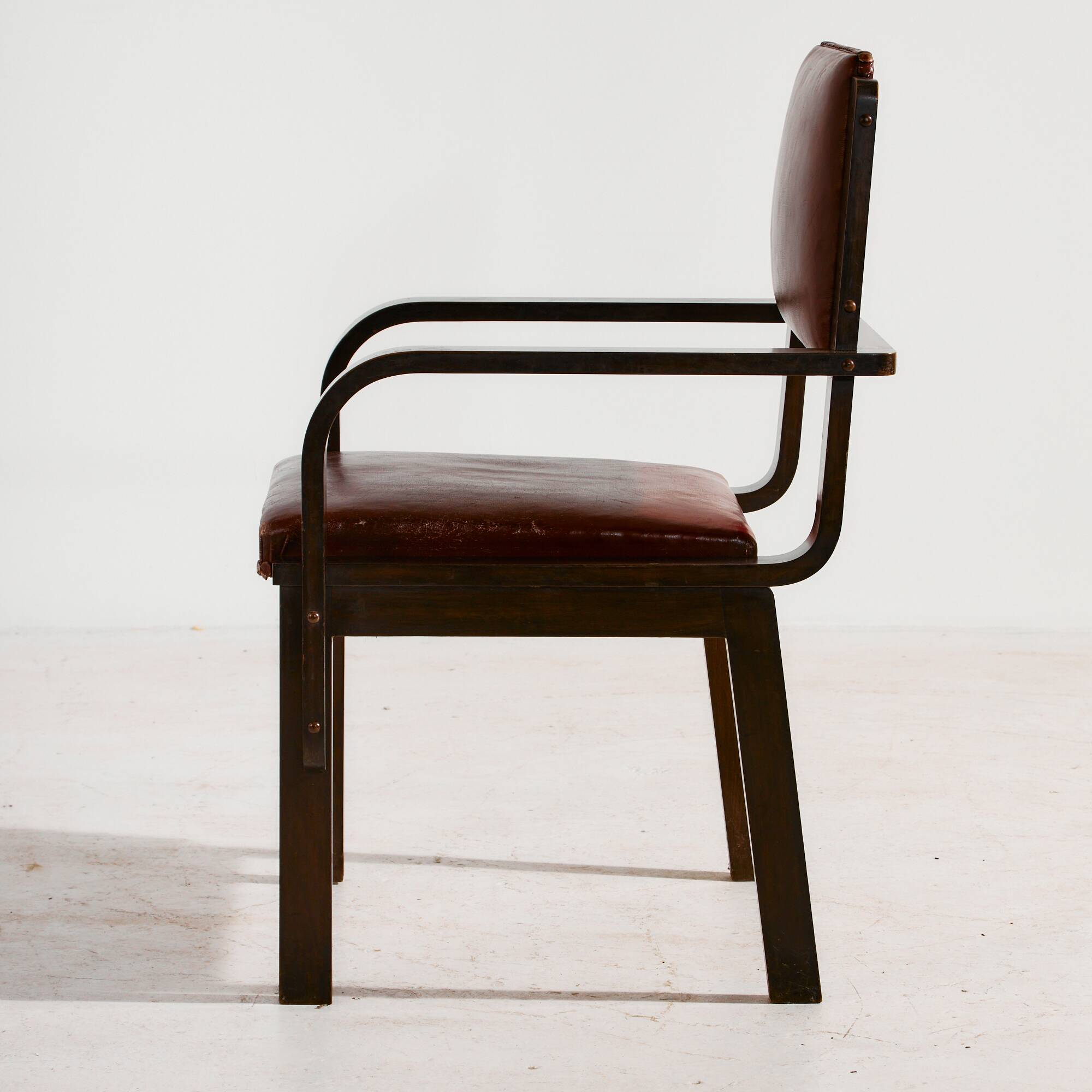 Art Deco desk and armchair, set of 2