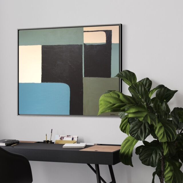 Abstract green table