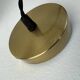Paire d’anciennes suspensions en opaline 18 cm xl vintage