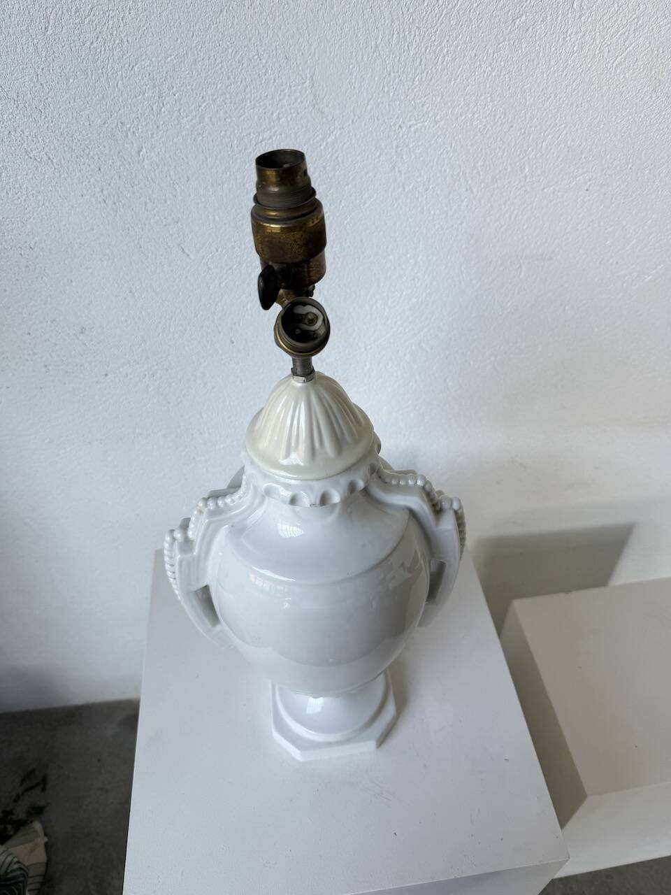 1940s ceramic lamp base