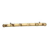 Porte manteau mural ancien en bois 6 patères  1900
