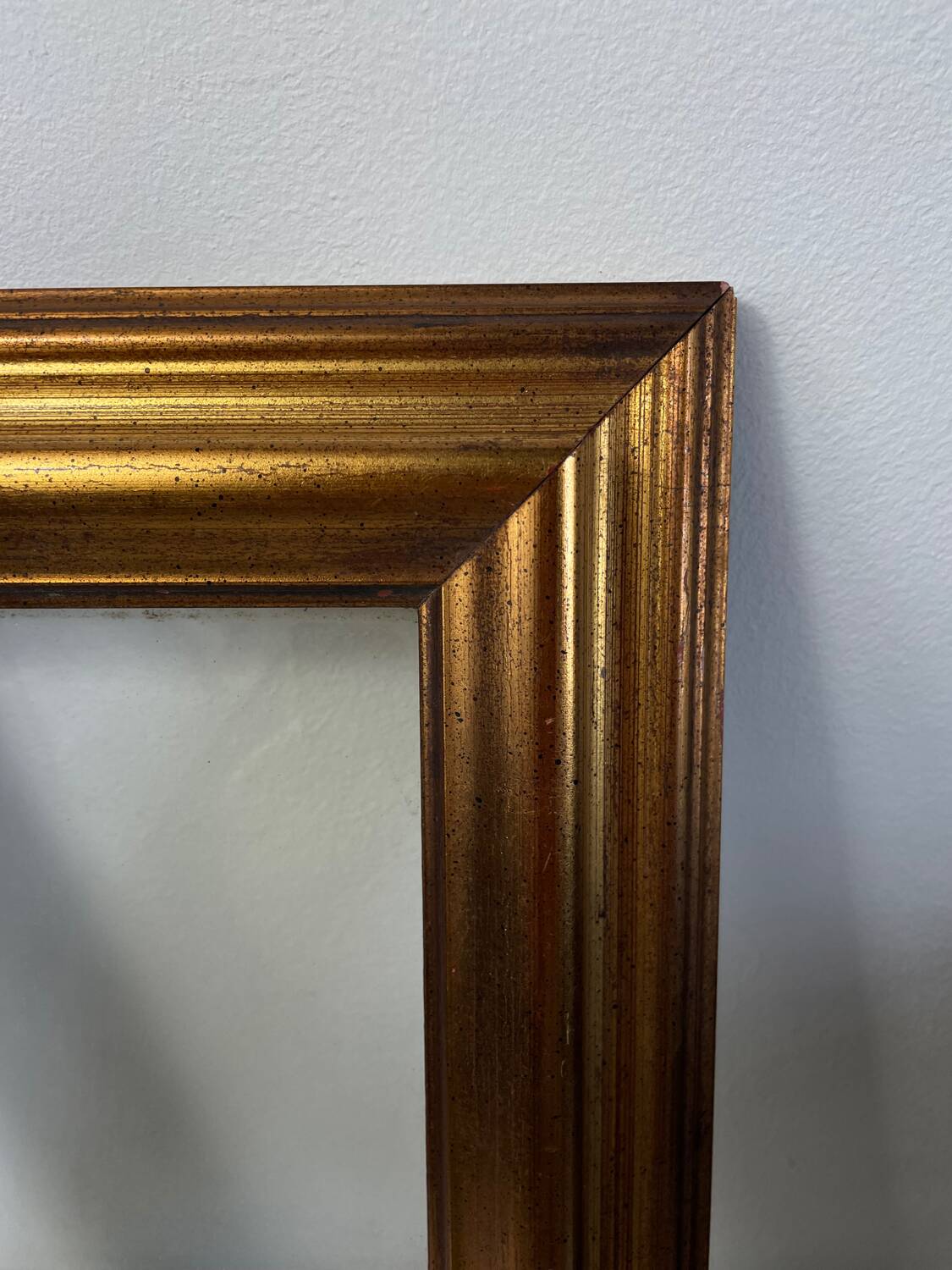 Glazed wooden frame