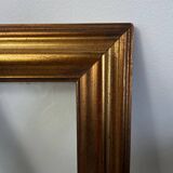 Glazed wooden frame