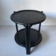 Bar cart from the 60s-70s in its factory black version, attributed to Jens Quistgaard.
