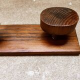 Wooden coat rack