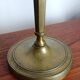 Pair of brass candlesticks, 19th century, neoclassical style.