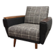 Pair of club armchairs