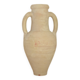 Handcrafted terracotta amphora