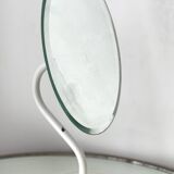 Beveled mirror on stand