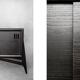 Mid-Century Modern Scandinavian Buffet in Dark Raw Oak with Wooden Handles, 1960s
