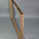Old frame 68x48 foliage 58x41 cm carved wood ceruse style Montparnasse SB