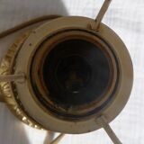Classic lamp with fringed shade