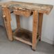 Genuine vintage wooden workbench from the 1960s stamped Grenade.