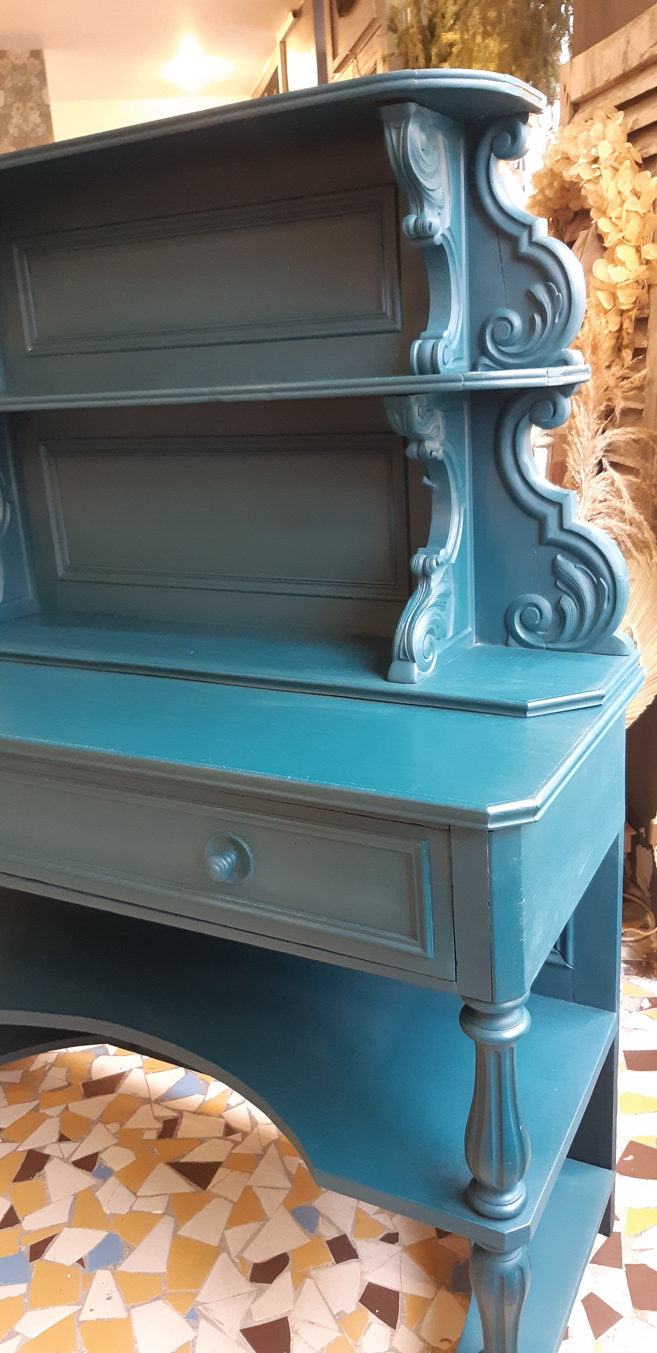 Blue cupboard