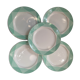 5 retro plates in Badonviller earthenware