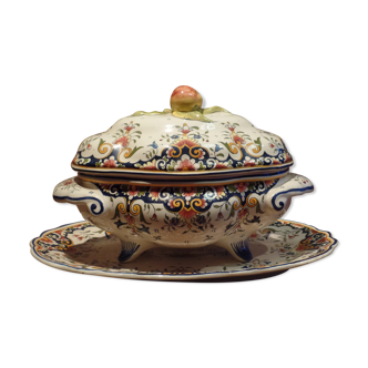 old rouen soup bowl