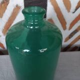 Large celadon green bottle vase