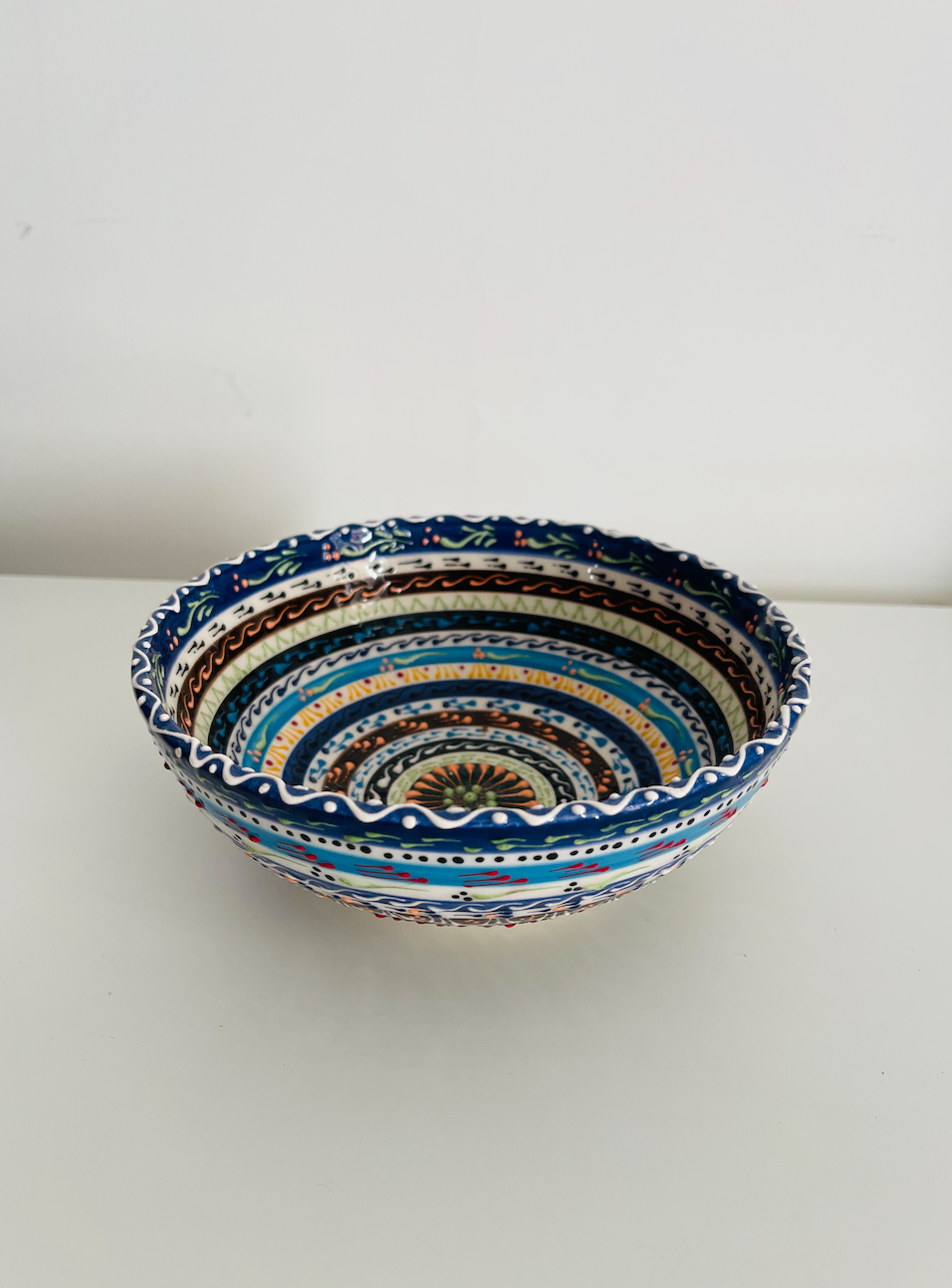 2 handmade Greek bowls