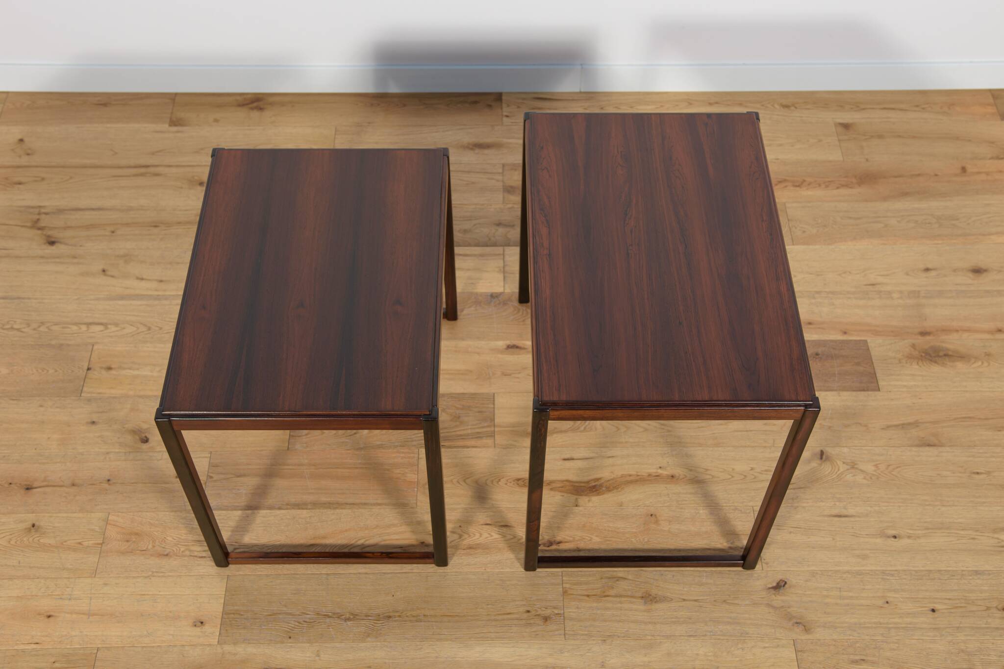 Mid-Century Rosewood Nesting Tables, 1960s, Sweden, Set of 2
