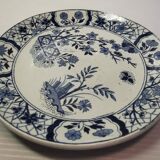 Ancienne Assiette à Gâteau / Dessert U & C Damas Blue Utschneider et Cie Sarreguemines
BEAU DÉCOR
