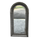 Large oriental mirror in pierced metal - H 116 cm