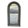 Large oriental mirror in pierced metal - H 116 cm