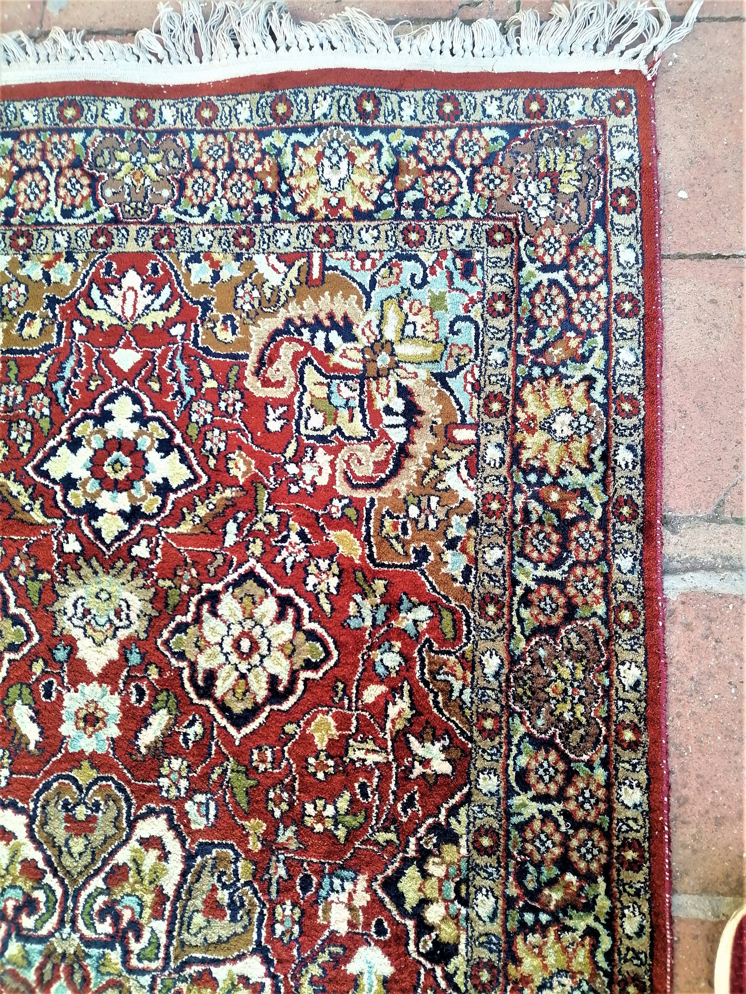 Old oriental carpet 170 x 93 cm