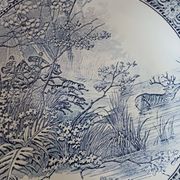 Grand plat bleu de Delft de chez Boch .