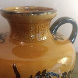 Glazed terracotta pitcher