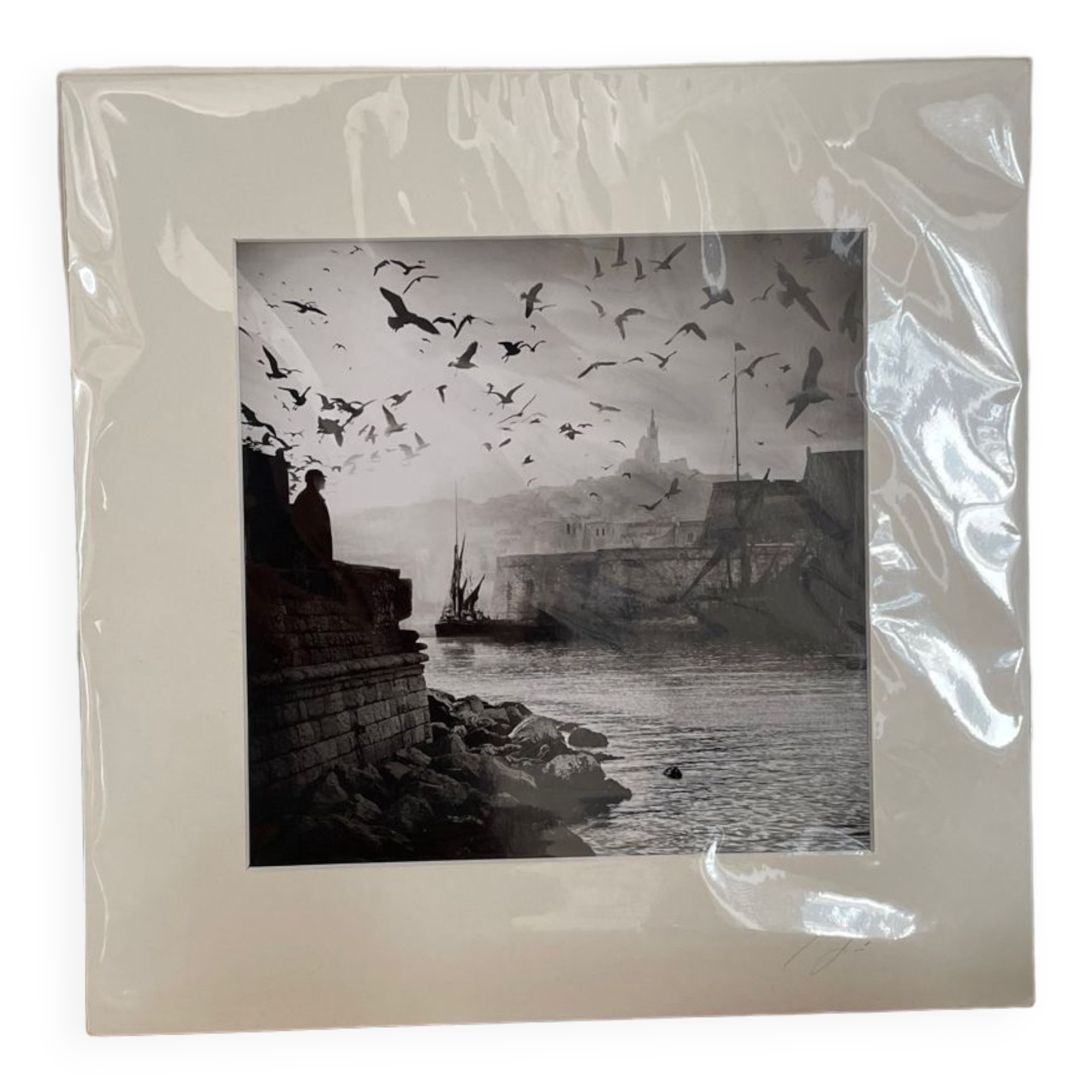 Original photography port of Marseille by Jurek Nems