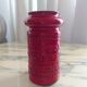 Red ceramic vase Aldo Londi , Bitossi , Italy