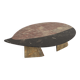 Sculptural Postmodern Marble Coffee Table