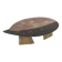 Sculptural Postmodern Marble Coffee Table