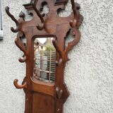 free-standing locker room in solid oak 1900
