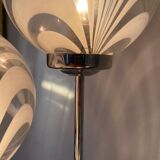 Waterfall floor lamp 5 globes Marinha Grande factory 70s