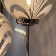 Waterfall floor lamp 5 globes Marinha Grande factory 70s