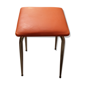 Vintage orange stool