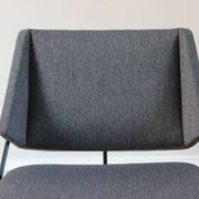 Series of 6 vintage modernist chairs Raphael Raffel, 1950s