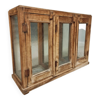 Antique display cabinet laboratory cabinet insect cabinet 57x80 cm