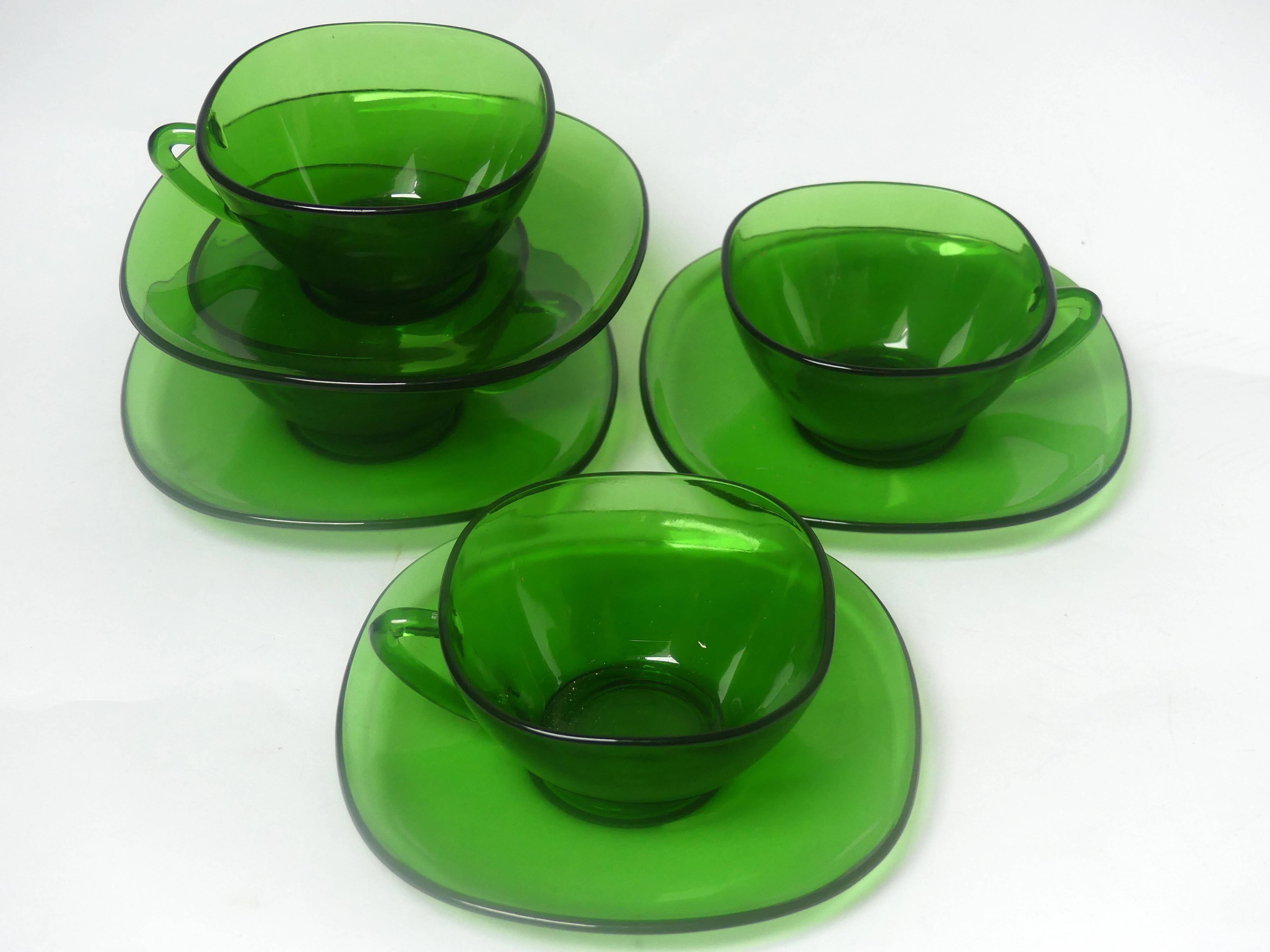 Vereco coffee cups with saucers