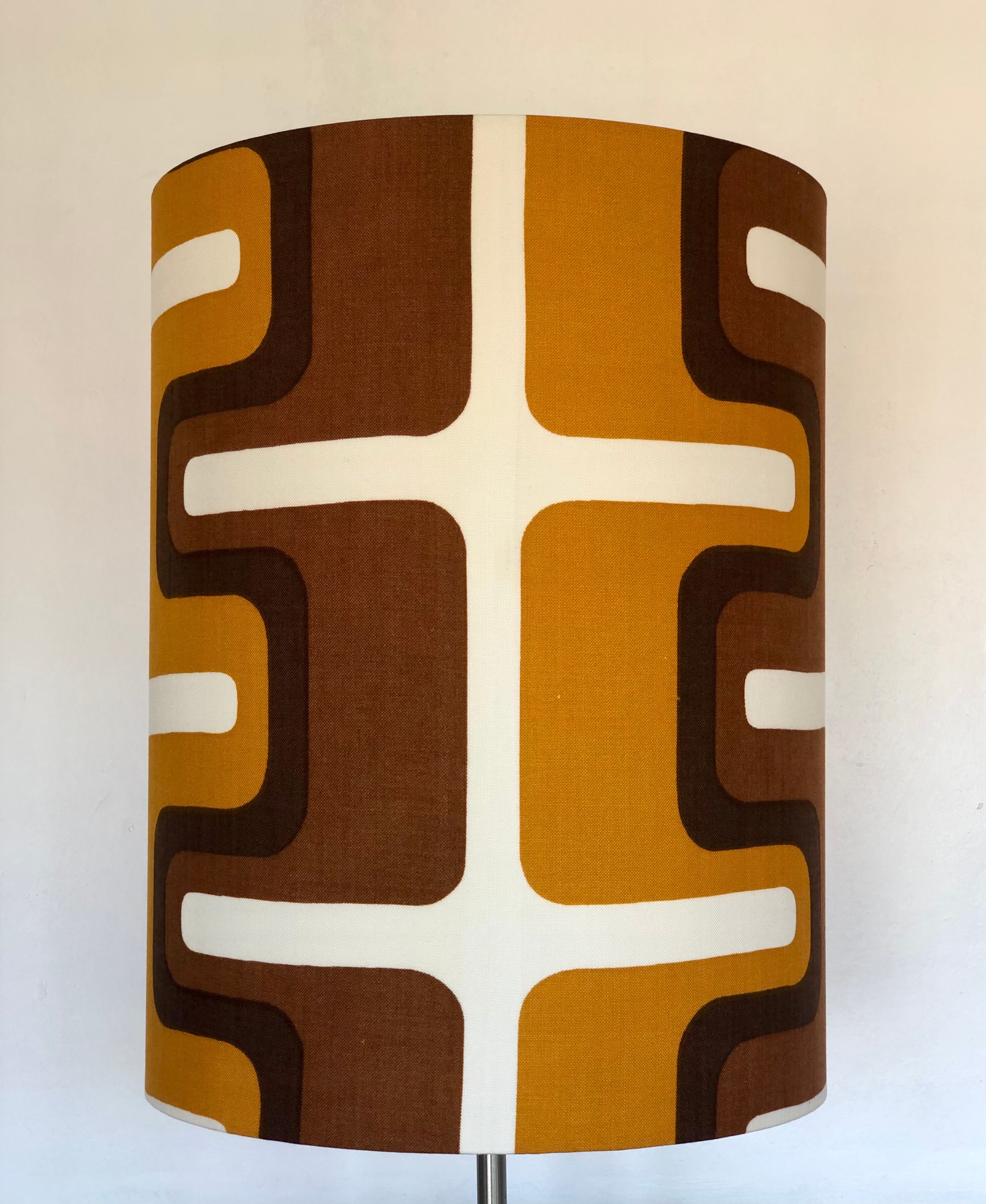 Lampshade Philadelphia H45 D35 - seventies fabric